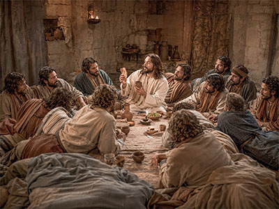 Jesus institutes the sacrament
